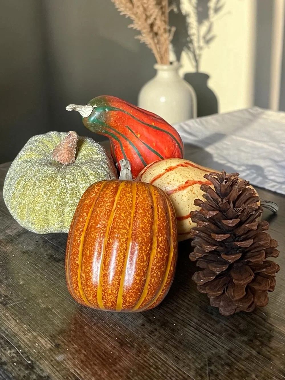 Beautiful Fall Harvest Floral Arrangement – Complete Display